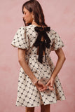 Bonnie Bow Dress With Ribbon Tie Back