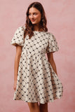 Bonnie Bow Dress With Ribbon Tie Back