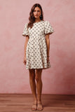 Bonnie Bow Dress With Ribbon Tie Back