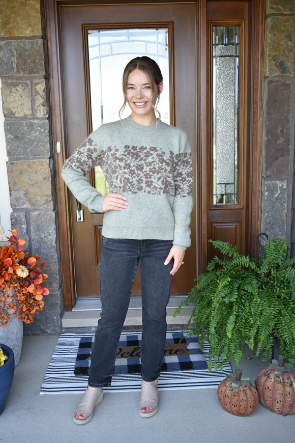 Jayla Floral Sweater