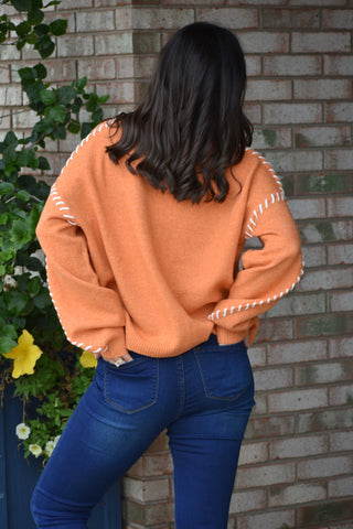 Game Day Outstitch Button Down Cardigan