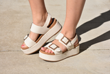 Zuri Double Strap Platform Sandals
