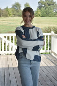 Malani Color Block Sweater
