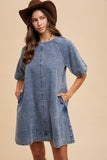 Alora Denim Dress - urbanity online and boutique