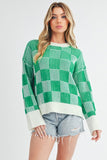 Blakely Checked Pullover Sweater