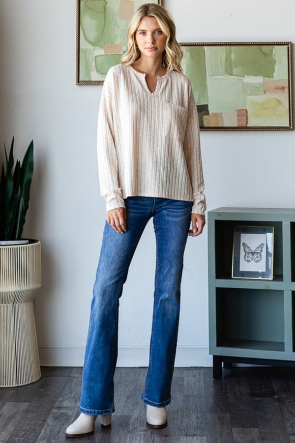 Bollington Hi Low Sleeve Top