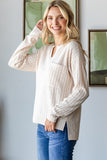 Bollington Hi Low Sleeve Top
