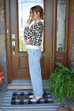 Rory Leopard Print Sweater