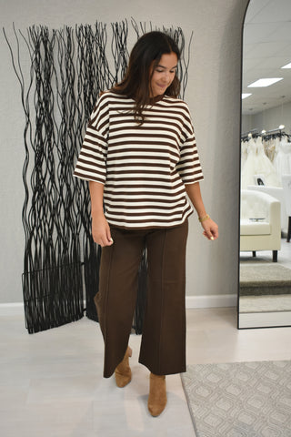 Classic Horizon Striped Knit Top