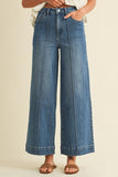Collins High Rise Pin Tuck Jeans