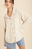 Corduroy One Pocket Shacket
