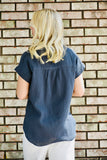 Essential Button Up Top