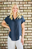 Essential Button Up Top