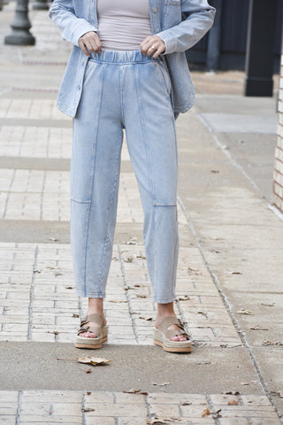 Bella Acid Wash Joggers