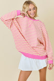 Dulce Oversized Striped Top