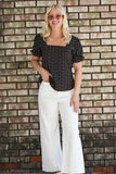 Square Neck Puff Sleeve Top