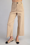 Eliza Gingham Straight Leg Pant