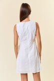 Emmy Floral Embroidered Mini Dress