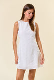 Emmy Floral Embroidered Mini Dress