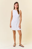 Emmy Floral Embroidered Mini Dress