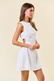 Emmy Floral Embroidered Mini Dress