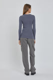 Fitted Crew Sweater