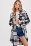 Flannel Longline Shacket