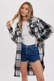 Flannel Longline Shacket