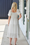 Gardenia Puff Sleeve Dress