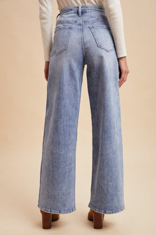 Kimberly High Waist Tie Belt Jean