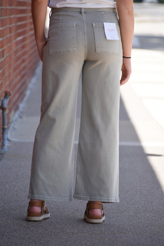 High-Rise Utility Wide Leg Pant | Ultra-Soft Modal Blend