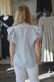 Blair Ruffle Sleeve Blouse