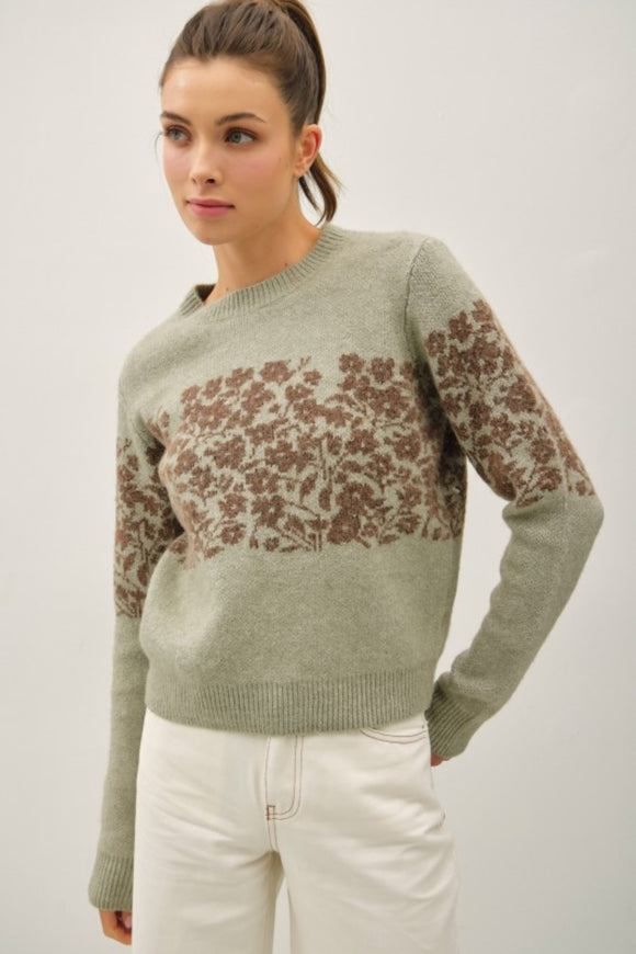 Jayla Floral Sweater