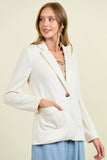 Livia Long Sleeve Blazer - urbanity online and boutique