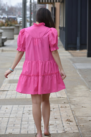 Lucia Solid Mini Dress