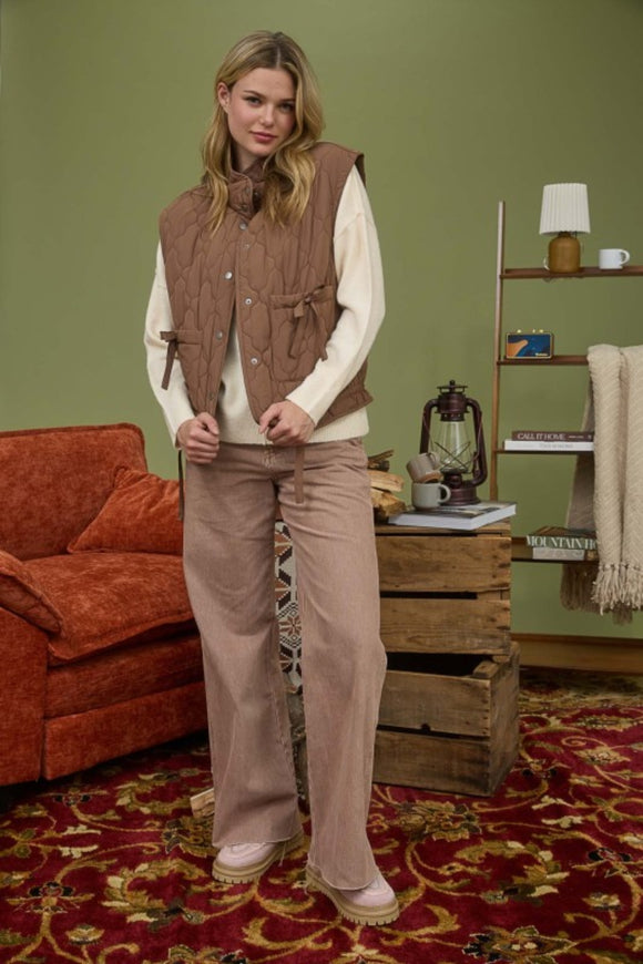 Mary Quilted Puffer Vest