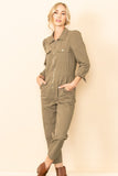 Utility jumpsuit (army green) 