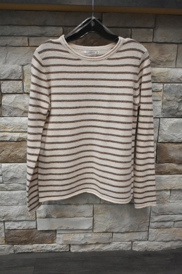 Melody Striped Crew Neck Sweater
