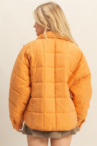Michaela Quilted Puffer Jacke