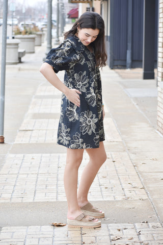 Miriana Knee Length Print Dress