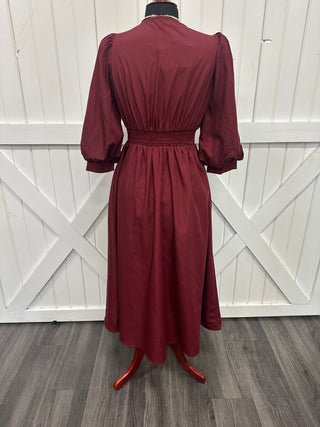 Molly Solid Midi Dress - urbanity online and boutique