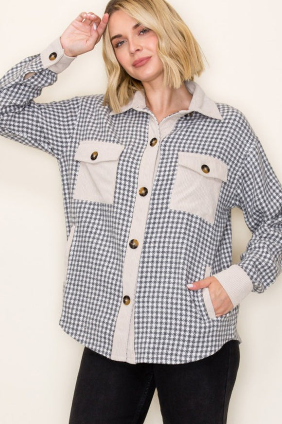 Morgan Contrast Shacket