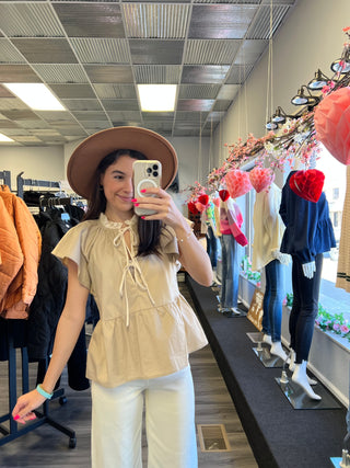 Mylah Peplum Top - urbanity online and boutique