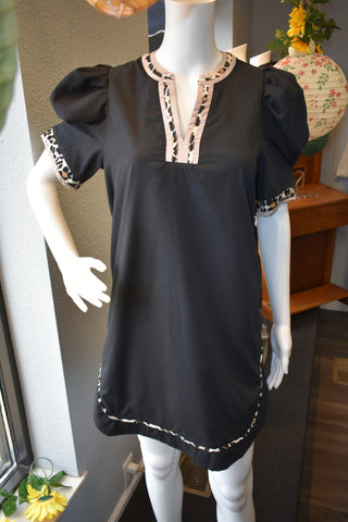Nova Animal Pattern Mini Dress