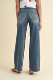 Nova High Rise Wide Leg Denim Jeans