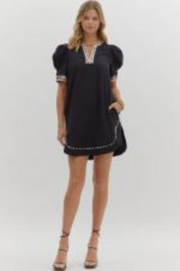 Nova Animal Pattern Mini Dress