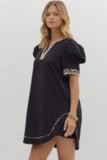 Nova Animal Pattern Mini Dress