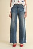 Nova High Rise Wide Leg Denim Jeans