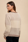 Oaklee Color Block Sweater