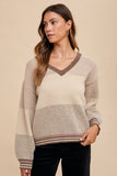 Oaklee Color Block Sweater